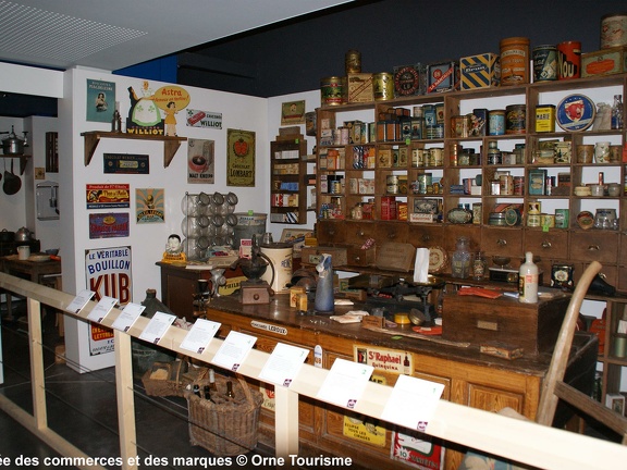 Musée des commerces et des marques à Tourouvre dans le Perche Ornais