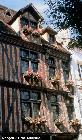 Quartier Saint Léonard à Alençon