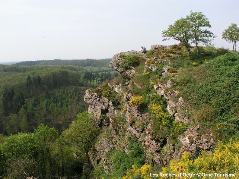 Site de la Roche d'Oëtre en Suisse Normande