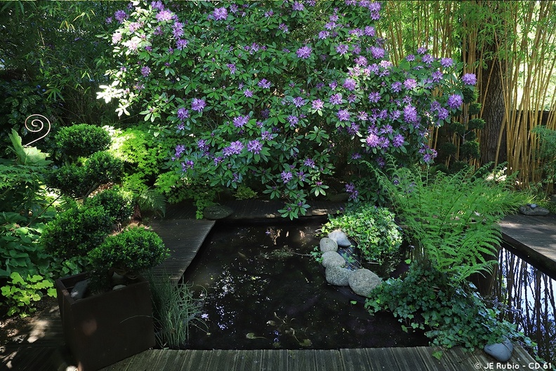 Jardin retiré à Bagnoles de l'Orne