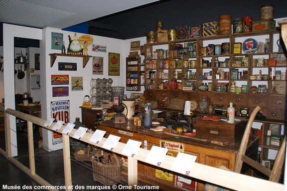 Musée des commerces et des marques à Tourouvre dans le Perche Ornais