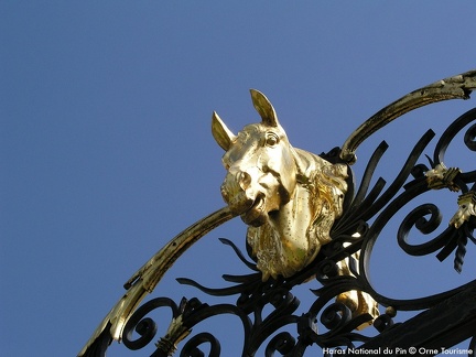 Grille du Haras national du Pin Orne Normandie